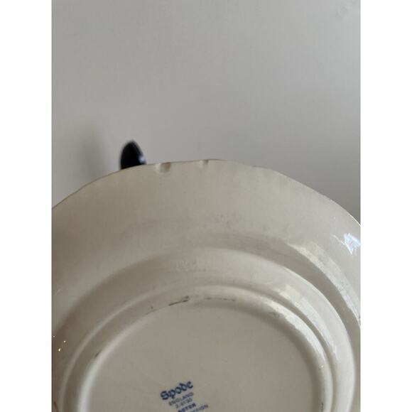 Copeland Spode Spode\'s Aster Round Antique Plates Set Of Two Chipped Collectible